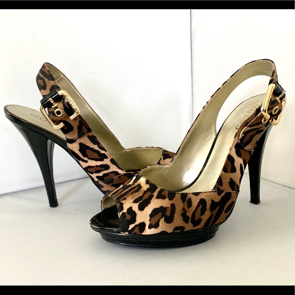 Guess Leopard heels